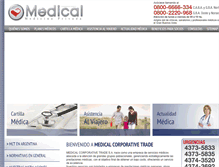 Tablet Screenshot of medicalcorporativetrade.com